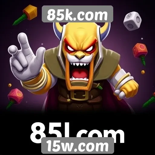 Diversidade de jogos disponíveis no 85k.com